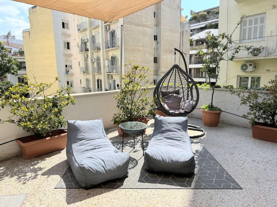 Amazing 3Bdr Apt With Unique Roof Garden In Plaka Atenas Exterior foto