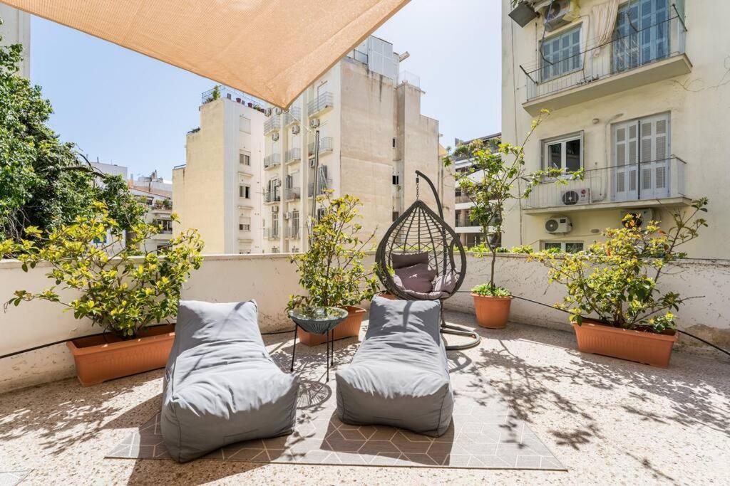 Amazing 3Bdr Apt With Unique Roof Garden In Plaka Atenas Exterior foto